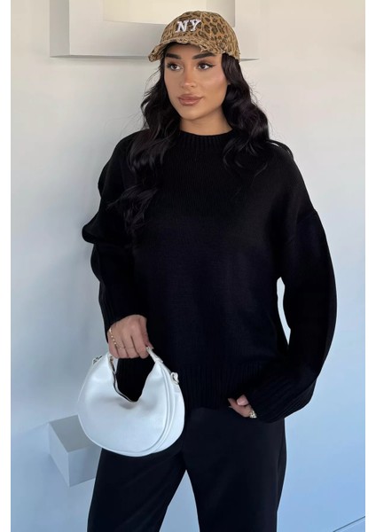 Kadın Bisklet Yaka Triko Kazak P-00018507