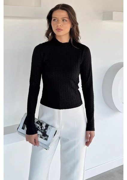 Kadın Dik Yaka Basic Bluz P-00018514 fiyatları