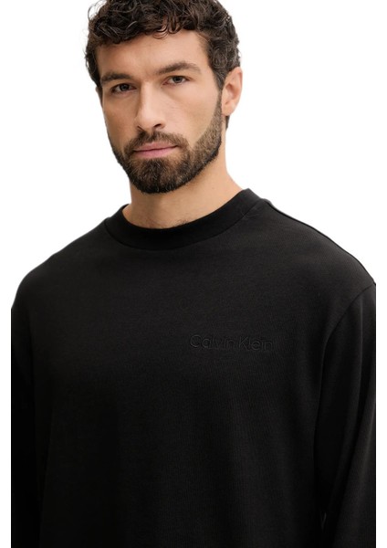 Erkek Siyah Uzun Kollu Pijama Takımı LV00NM2950 modelleri