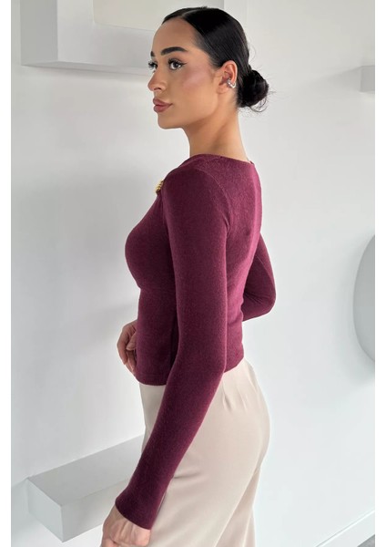 Kadın Omuz Aksesuarlı Bluz P-00018502 fırsatları