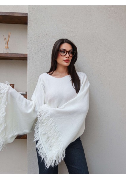 Püsküllü Triko Kazak fiyatları