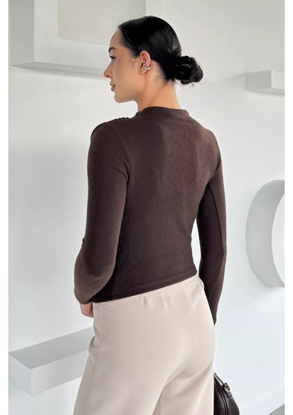 Kadın Omuz ve Yan Büzgülü Bluz P-00018501 fırsatları