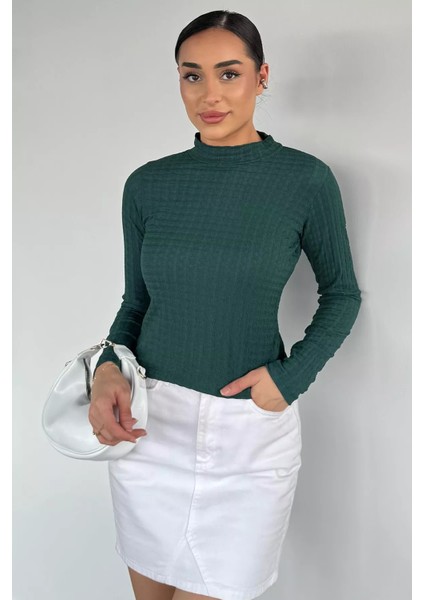 Kadın Dik Yaka Basic Bluz P-00018514 fiyatları