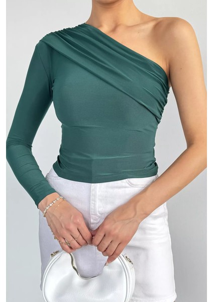 Kadın Tek Omuzlu Bluz P-00018527