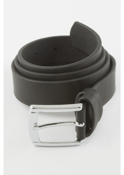 Msa-Shop Kare Klasik Kemer 2,5 Cm-Siyah