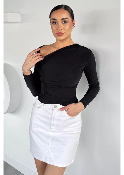 Kadın Drapeli V Yaka Bluz P-00018522 fiyatları