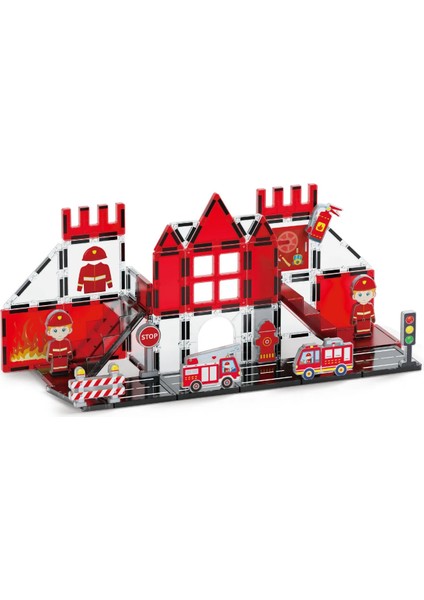 Manyetik Tiles Yangın Kontrol 48 Adet Manyetik Yapı Magnetic Bloklar fiyatları