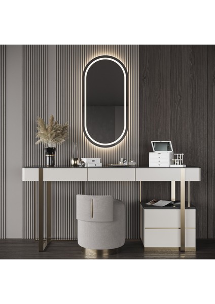 - Terra LED Aydınlatmalı Ayna 50 X100- Tri-Color + Dimmer + Defogger