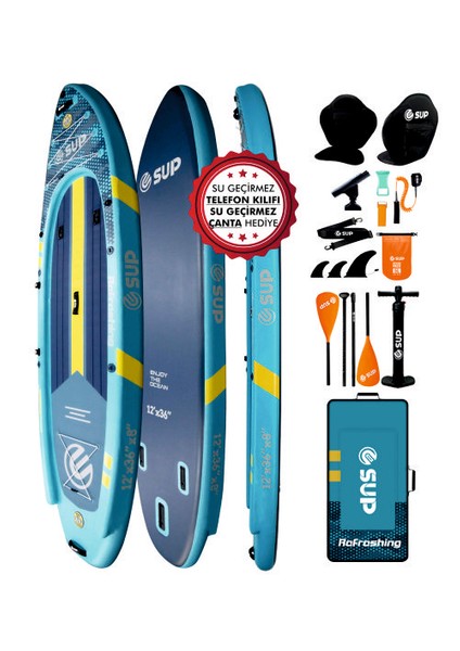 Suplimanı 361X91X20 Supboard Balıkçı Board Şişme Sörf Tahtası Tam Set Sup Board