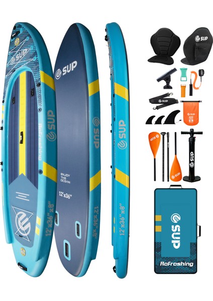 Suplimanı 361X91X20 Supboard Balıkçı Board Şişme Sörf Tahtası Tam Set Sup Board indirimleri