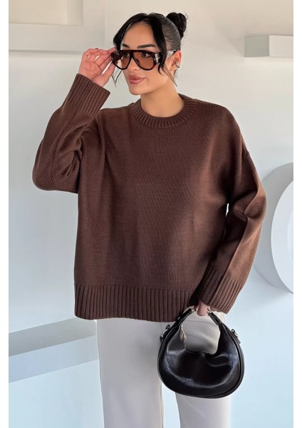 Kadın Bisklet Yaka Triko Kazak P-00018507