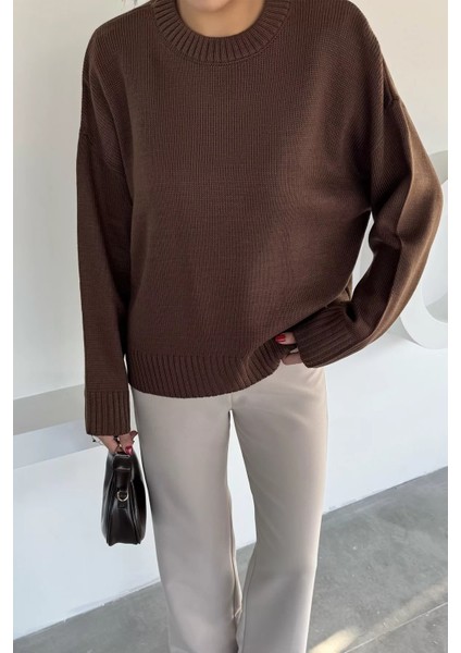 Kadın Bisklet Yaka Triko Kazak P-00018507 fiyatları