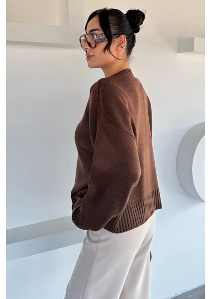 Kadın Bisklet Yaka Triko Kazak P-00018507 fırsatları