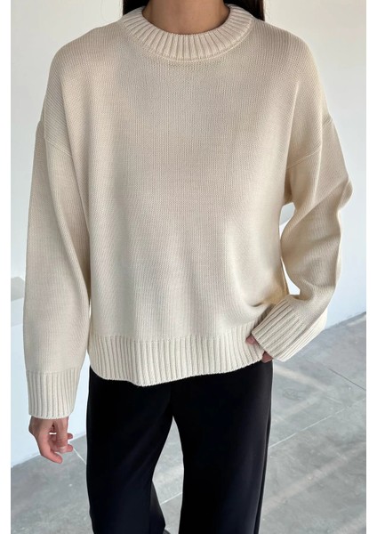 Kadın Bisklet Yaka Triko Kazak P-00018507 fiyatları