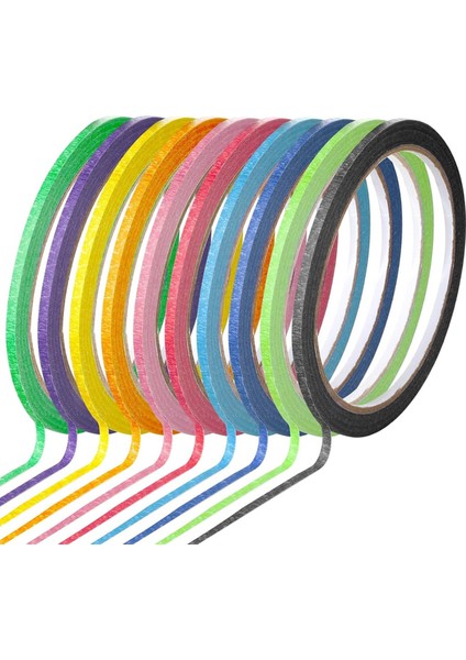 10 Rulo 1/8in Renkli Beyaz Tahta Ince Bant Beyaz Tahta Pinstripe Bant 10 Renk Beyaz Tahta Okul Ofis Evi Için Ince (Yurt Dışından)
