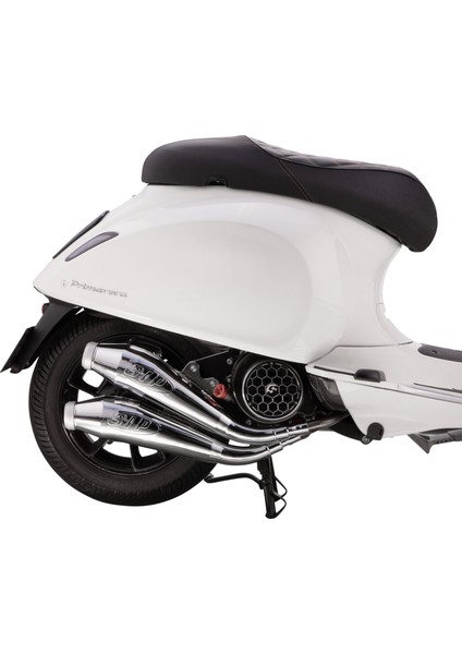 Vespa Primavera-Sprint 125-150 Çiftli Egzoz *krom* (2012-2023 ) / Sıp indirimleri