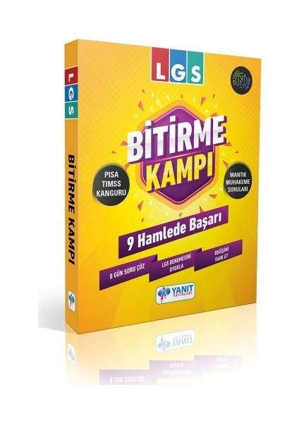 LGS Bitirme Kampı 8. Sınıf 9 Hamlede Başarı Kitabı Türkçe 240 Sayfa