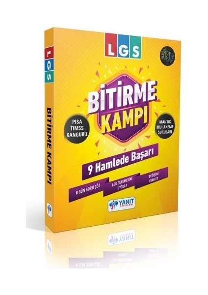 LGS Bitirme Kampı 8. Sınıf 9 Hamlede Başarı Kitabı Türkçe 240 Sayfa fiyatları