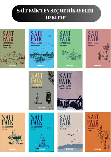 Sait Faik'ten Seçme Hikayeler 10 Kitap