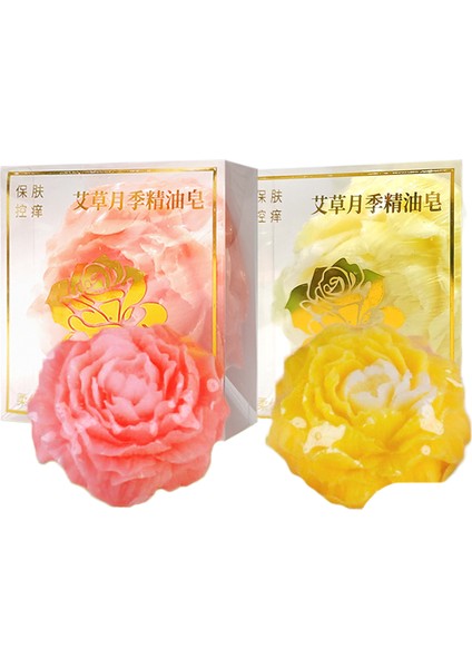 Çim Gül Yağı Sabunu, Bitkisel Kokulu Sabun, Vücut Sabunu, Saf El Yapımı Yağlı Sabun (Yurt Dışından)