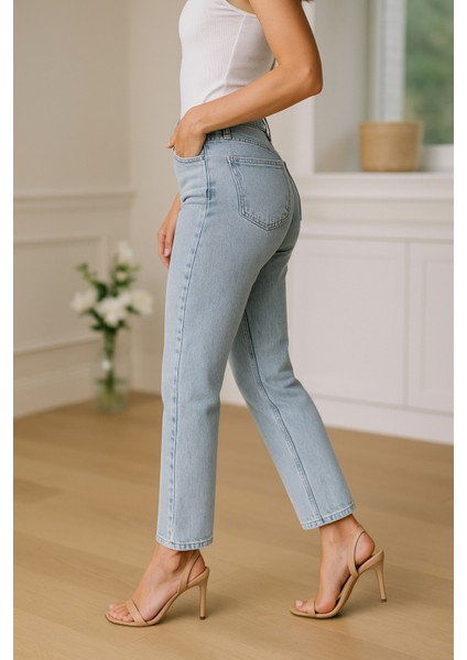 Kadın Yüksek Bel Soho Boyfriend Jean C599 modelleri