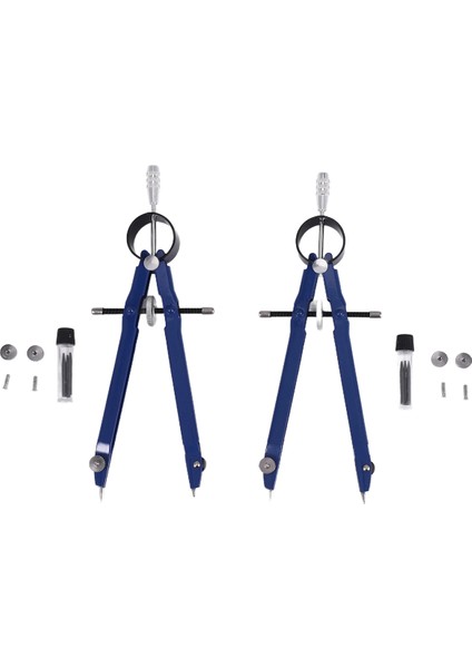 2 Paket Çizme Pusula ile Kilit Matematik Yay Pusulası Çizim Metal Pusula Çekme Geometri Pusula Yay Bölü Kabul Eden Öğrenci Sanat Okulu Ofisi Için Pusula (Yurt Dışından)