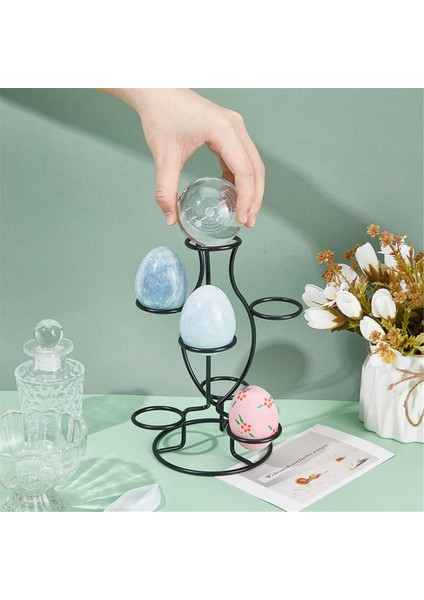 Crystal Ball Stand, Yumurta Şeklinde Ekran Standı, Küre Ekran Standı, Crystal Ball Sphere Planet, Ev Ofisi Dekorasyonu (Yurt Dışından) modelleri