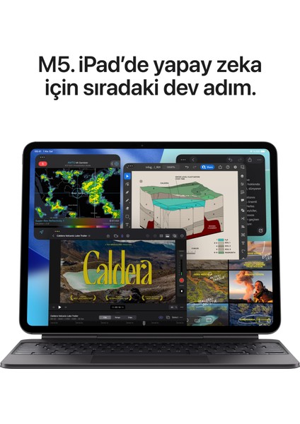 iPad Pro M5 Wifi 256GB 13" Standart Cam - Uzay Siyahı MDYJ4TU/A fırsatları