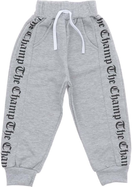 Champıon Baskılı Iki Iplik Şardonlu Eşofman Alt - Atabay - ATA30338.0 - Gri - 1 Yaş - ATA30338.0-GRI-1 Yaş Gri