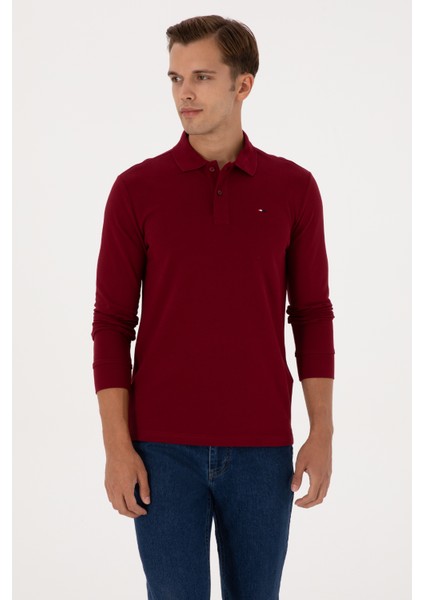 Erkek Bordo Sweatshirt 50315941-VR014 modelleri