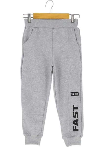 Fast Baskılı Iki Iplik Şardonsuz Eşofman Alt - Atabay - ATA30728.0 - Gri - 5 - 6 Yaş - ATA30728.0-GRI-5 - 6 Yaş Gri