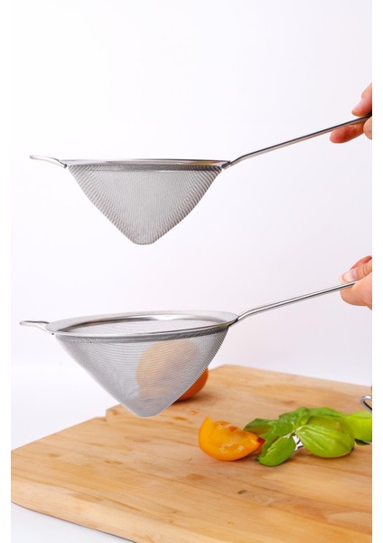 Saplı Tel Süzgeç 10 cm Paslanmaz Çelik Konik Mutfak Süzgeci fiyatları