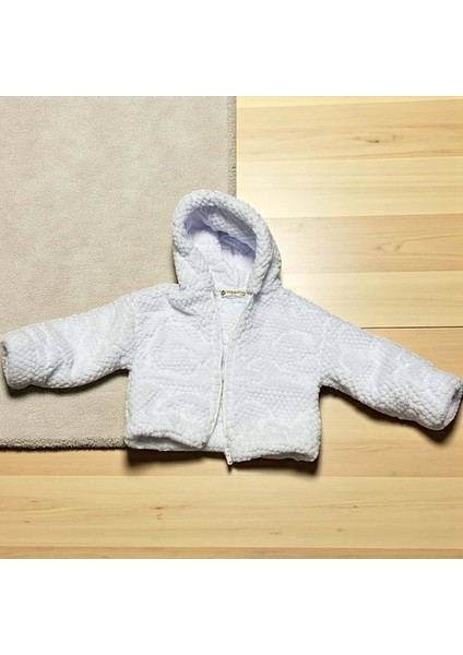 Kapşonlu Welsoft Hırka - Love Maxx - 5231HP - Beyaz - 18 Ay - 5231HP-BEYAZ-18 Ay Beyaz