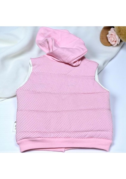 Tavşanlı Kapüşonlu Yelek - Pembe - 18 Ay Pembe fiyatları