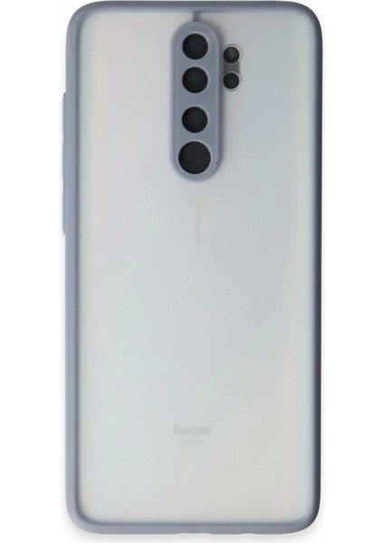 Xiaomi Redmi Note 8 Pro Kılıf Montreal Silikon Kapak - Gri