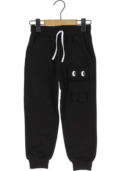 Göz Nakışlı Cepli Iki Iplik Şardonlu Eşofman Alt - Lacivert - 3 Yaş - ATA30660.0-LACIVERT-3 Yaş Lacivert