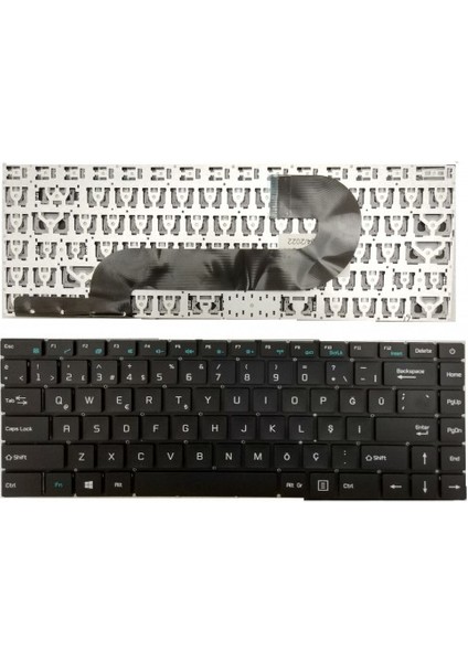 Nion Casper Nirvana C350.5005-4U00T Uyumlu Notebook Klavye (Siyah Tr)