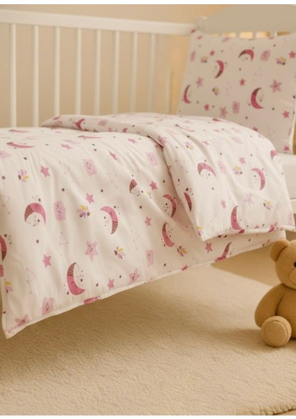 Bebek Nevresim Takımı - 100X150 cm - Fermuarlı - Desenli