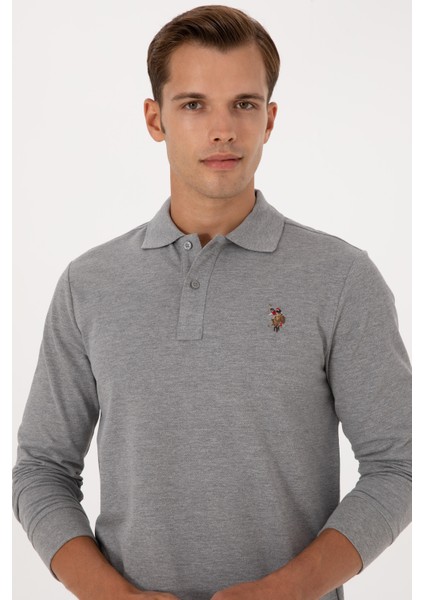 Erkek Gri Melanj Sweatshirt 50313772-VR086 fiyatları