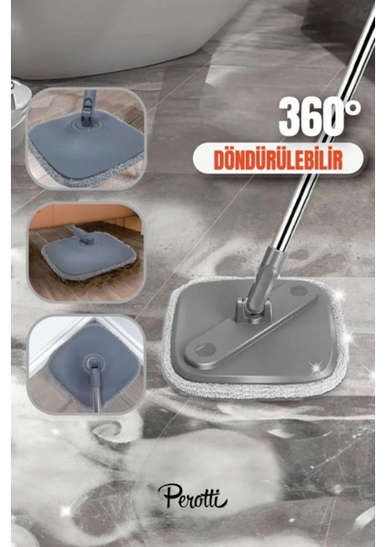 Clean Pro Mop Temizlik Seti Temiz Kirli Suyu Ayırma Özellikli Mop modelleri