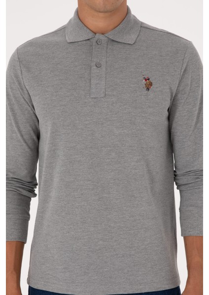 Erkek Gri Melanj Sweatshirt 50313772-VR086