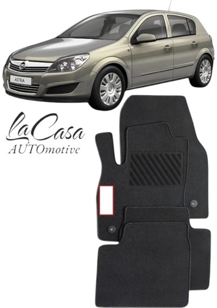 Opel Astra H 2004-2010 Model Uyumlu La Casa Halı Paspas Takımı