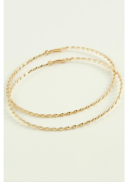 Msa-Shop Burgulu Metal Halka Küpe 8-9-10 Cm-10 cm fiyatları