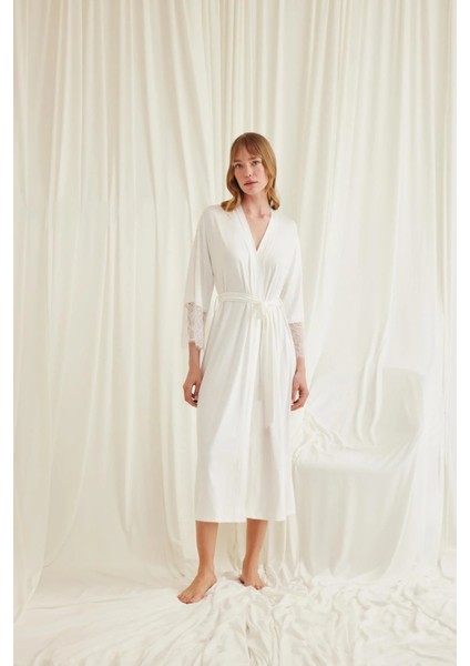 Monamise Dantelli ve Kuşaklı Sabahlık fiyatları