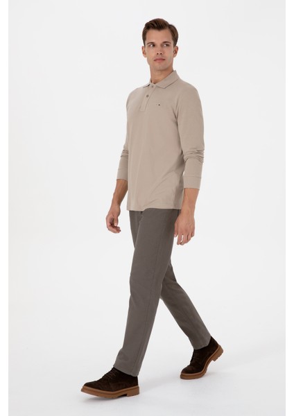 Erkek Koyu Bej Sweatshirt 50315941-VR088 fırsatları