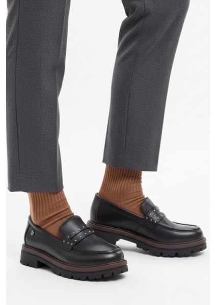 Kadın Deri Loafer Ayakkabı D25KA-3175