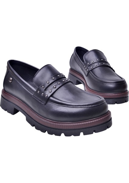 Kadın Deri Loafer Ayakkabı D25KA-3175 modelleri