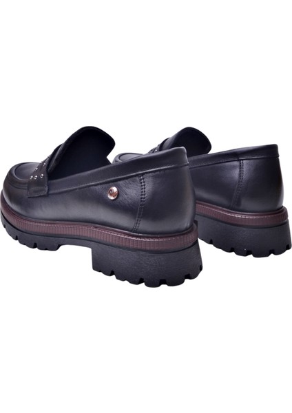 Kadın Deri Loafer Ayakkabı D25KA-3175 indirimleri