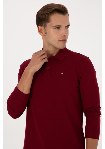 Erkek Bordo Sweatshirt 50315941-VR014 fiyatları