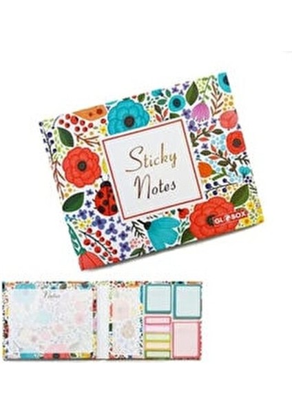 Yapışkanlı Not Defteri Seti 2569 Renkli Desenli 10 Parça Kullanışlı Kırtasiye Ürünü fiyatları